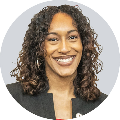 Jasmine Abukar smiles for a portrait.