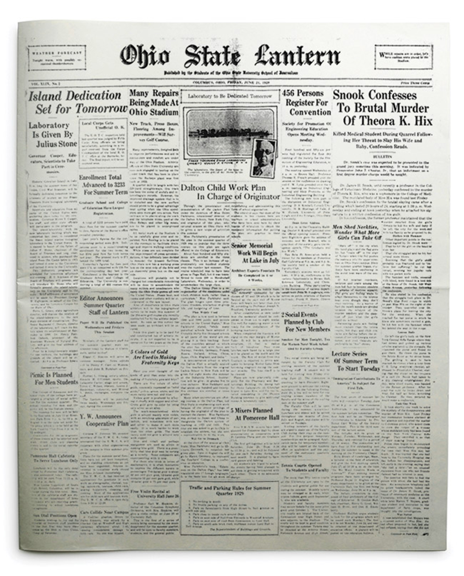 June 21, 1929 Lantern front cover