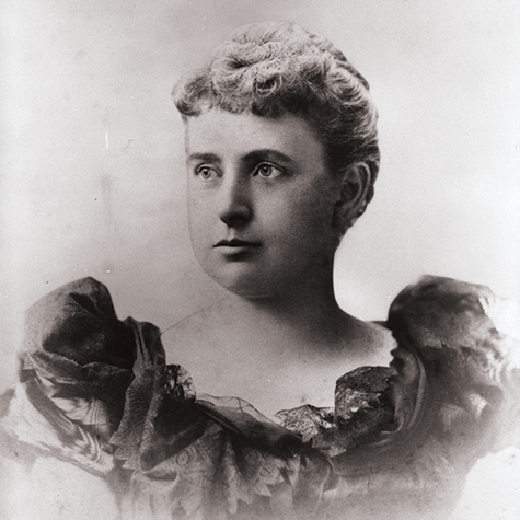 Black and white photo of Mary F. Morrison