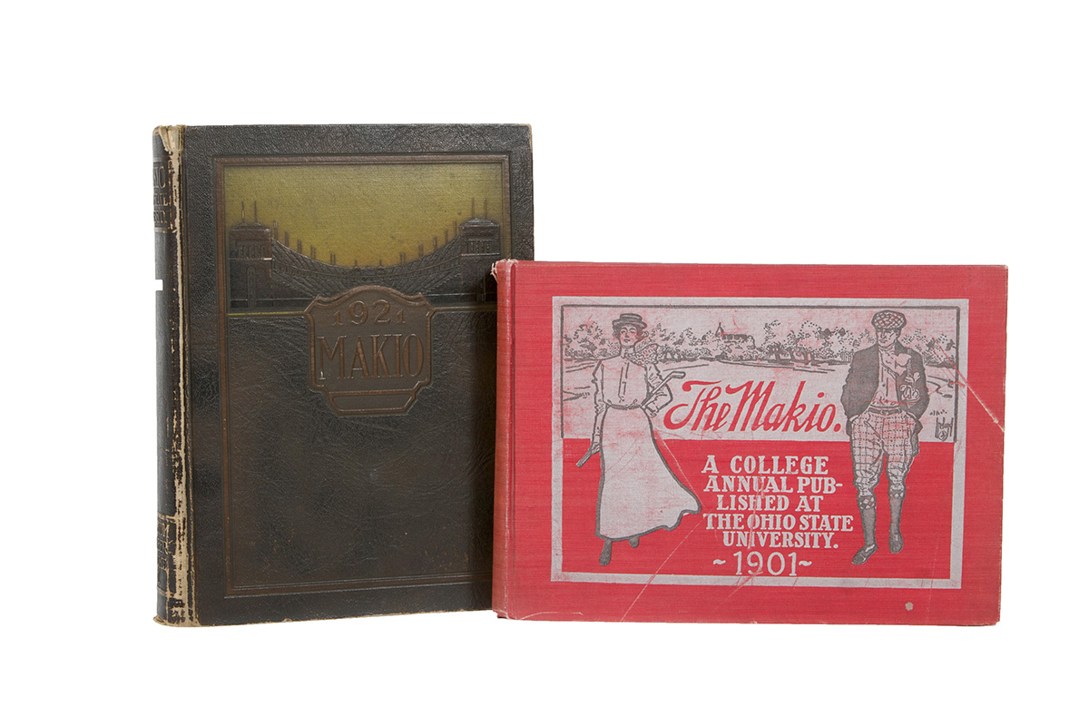 Old yearbooks from 1921 and 1901