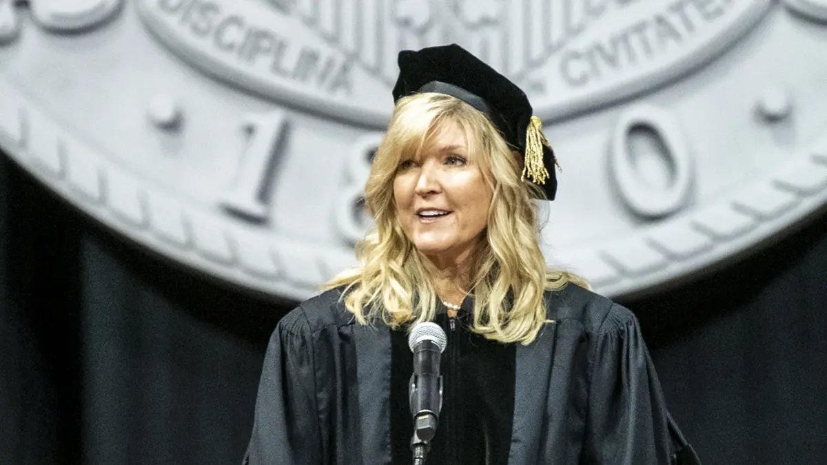 Jane Grote Abell at Commencement