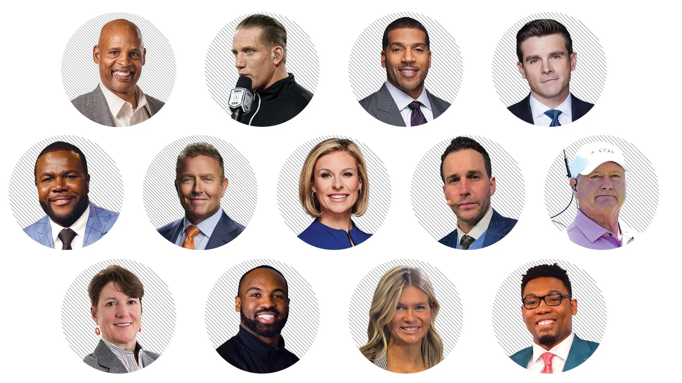 Headshots of the people in this story's other photos are grouped in one photo illustration