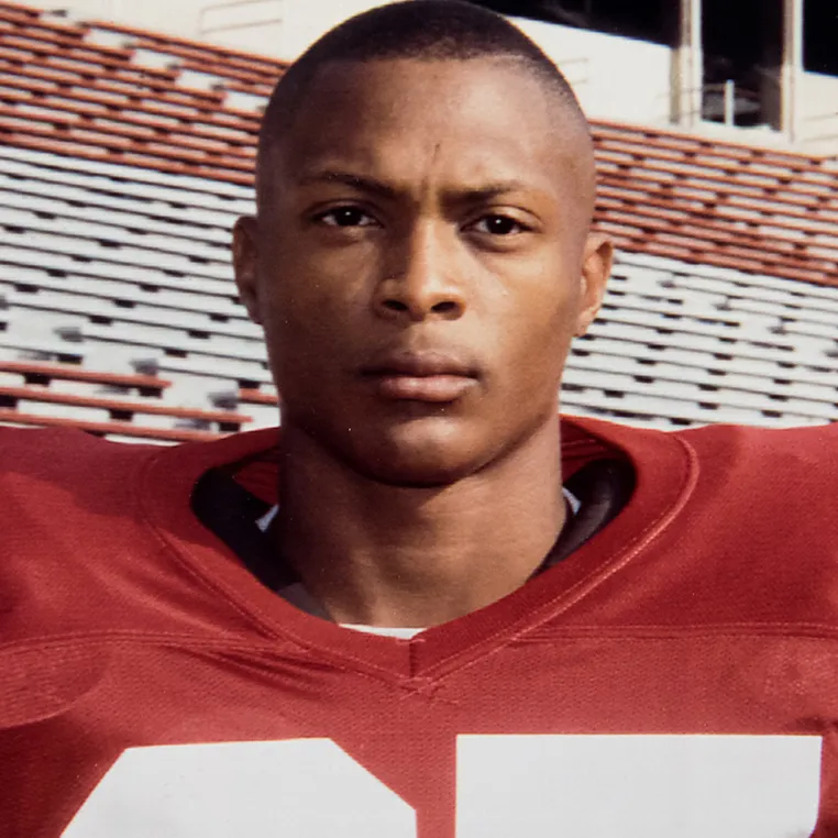 A portrait of Eddie George