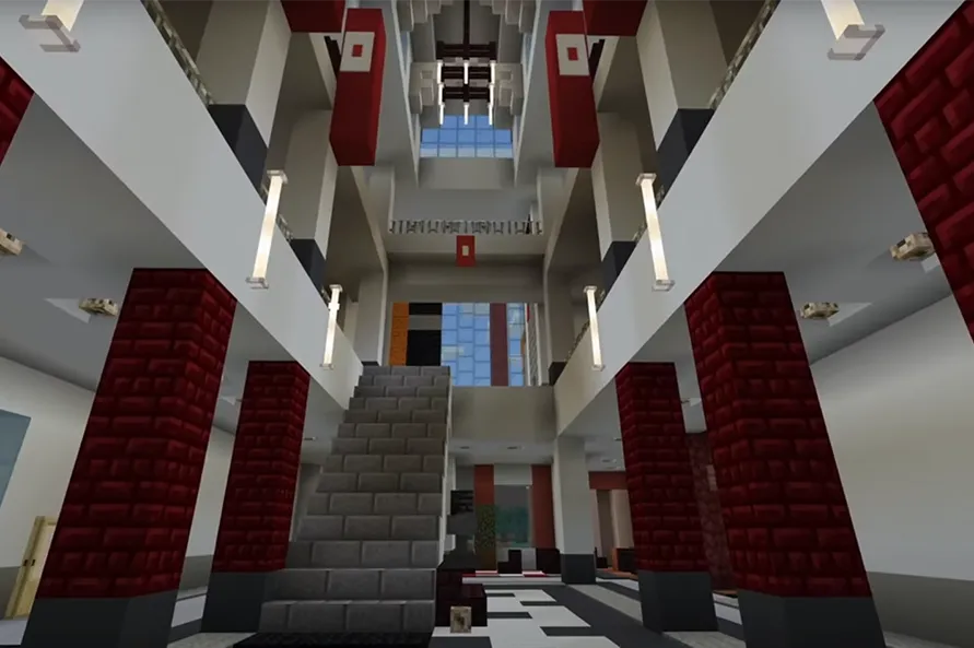 The interior of the 3-story Ohio Union