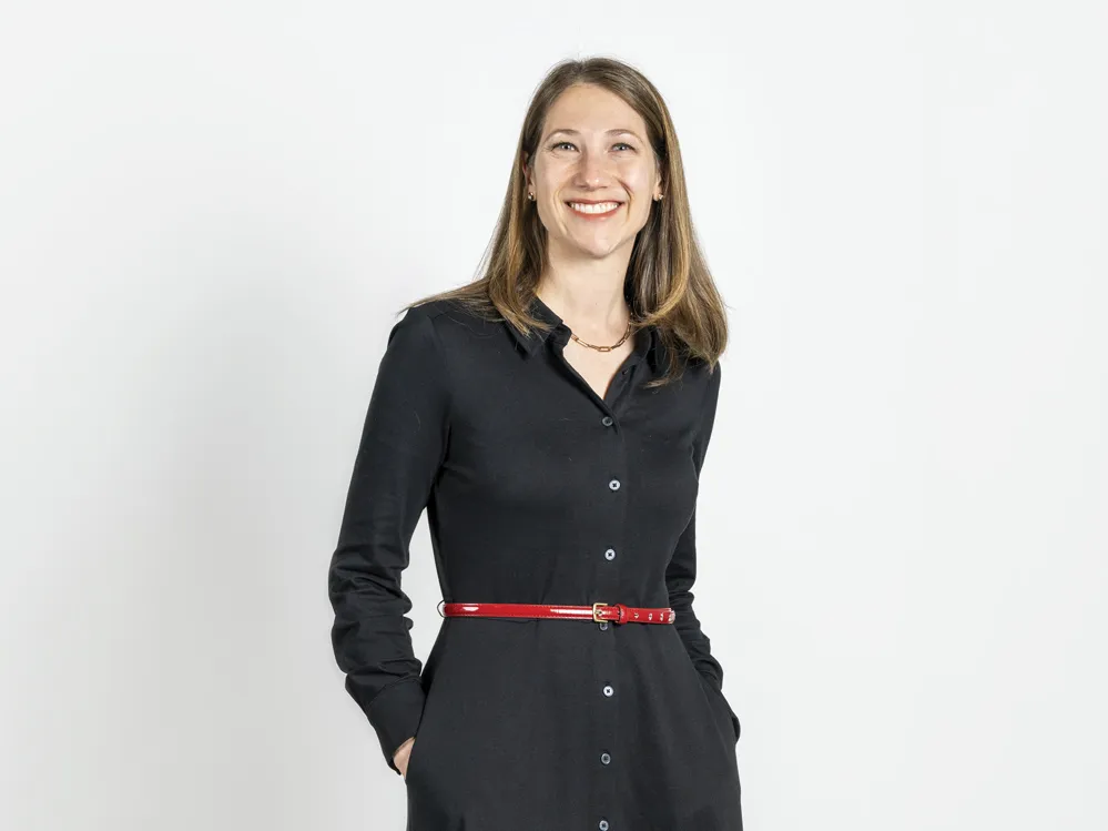Ellen Crivella smiles for a portrait.