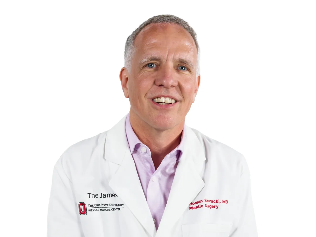 Dr. Roman Skoracki smiles as he talks about his work